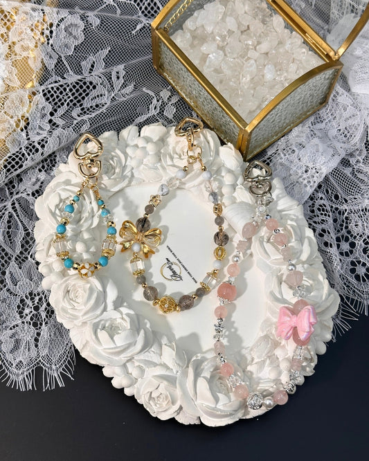 ✨Power Diva客製化五行水晶電話繩💎