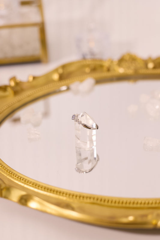 R057-坦桑石鋯石S925開口戒指