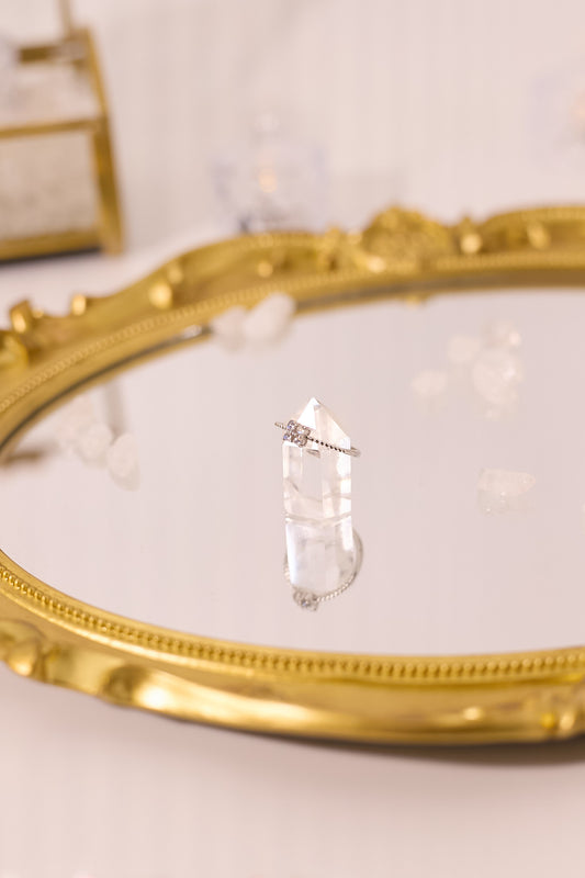 R064-馬島月光花形S925開口戒指