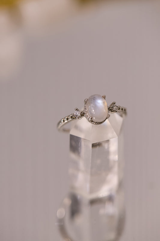 R077-藍月亮S925開口戒指