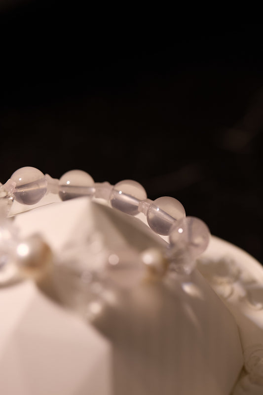 C091-淡水珍珠·白水晶·粉晶