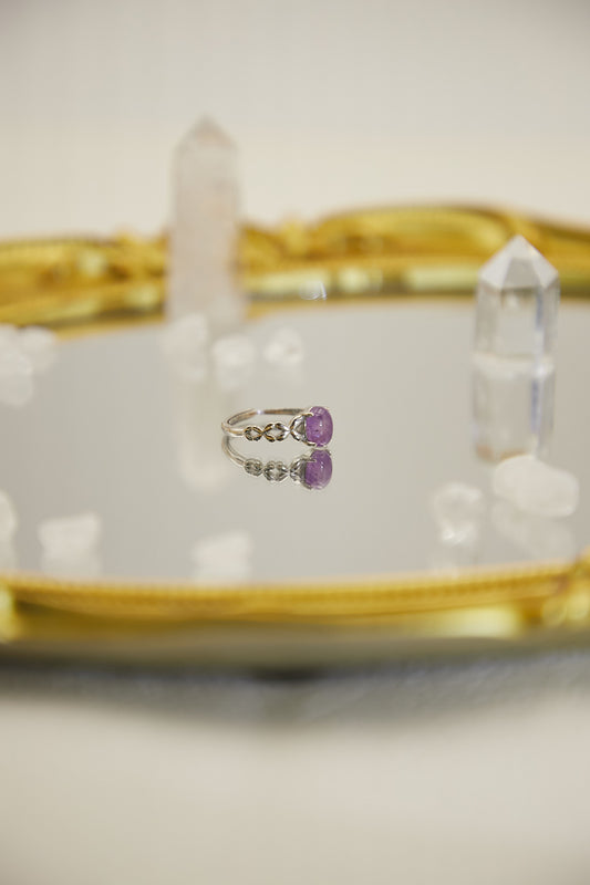 R014-超七S925開口戒指