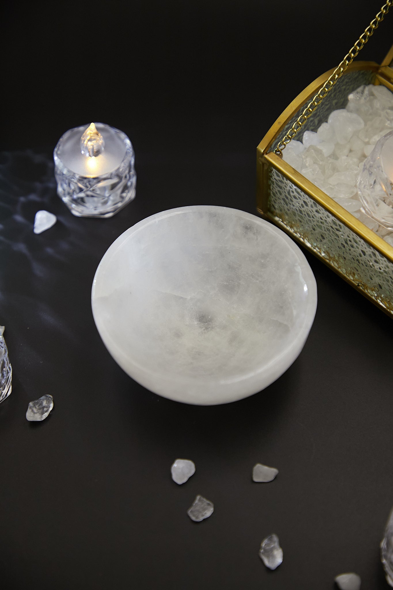 白水晶消磁碗(8-9CM)