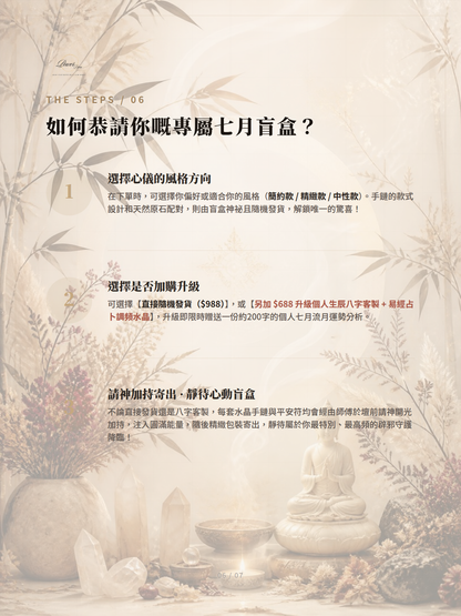 七月辟邪盲盒套裝