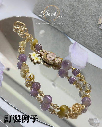 ✨Power Diva客製化五行水晶電話繩💎