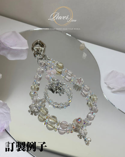 ✨Power Diva客製化五行水晶電話繩💎