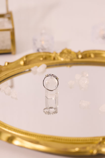 R059-黃晶．托帕石．石榴石．坦桑石．橄欖石S925開口戒指