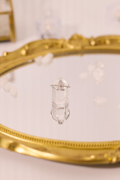 R064-馬島月光花形S925開口戒指