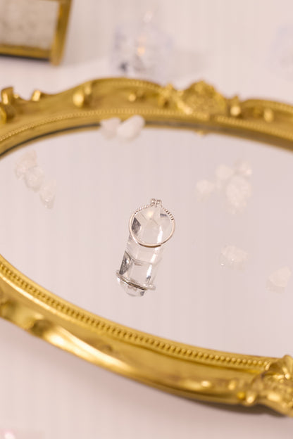 R064-馬島月光花形S925開口戒指