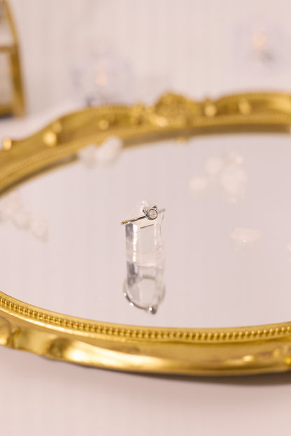 R065-灰月光貓形S925開口戒指