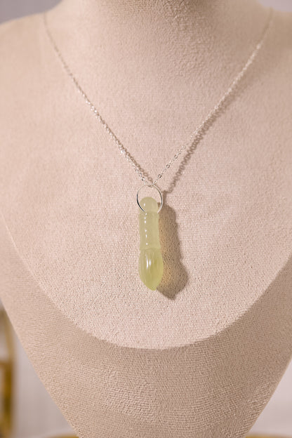 開光文昌筆吊墜（岫玉）