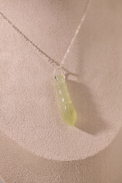 開光文昌筆吊墜（岫玉）