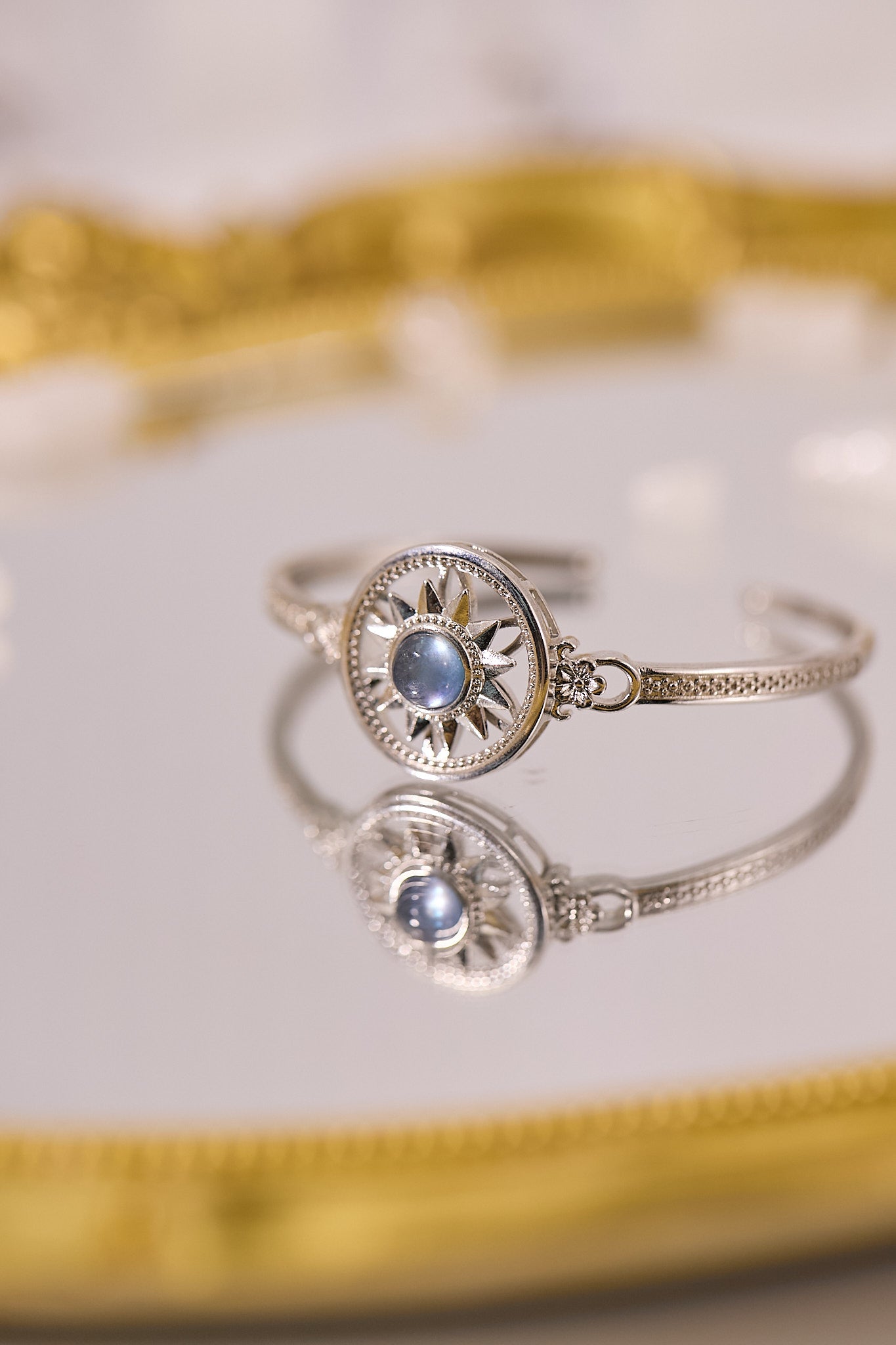 C050-時來運轉海藍寶手鈪