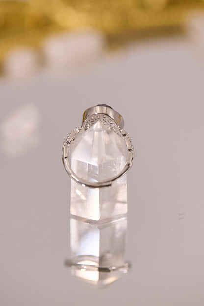 R068-斑彩蛋形S925開口戒指