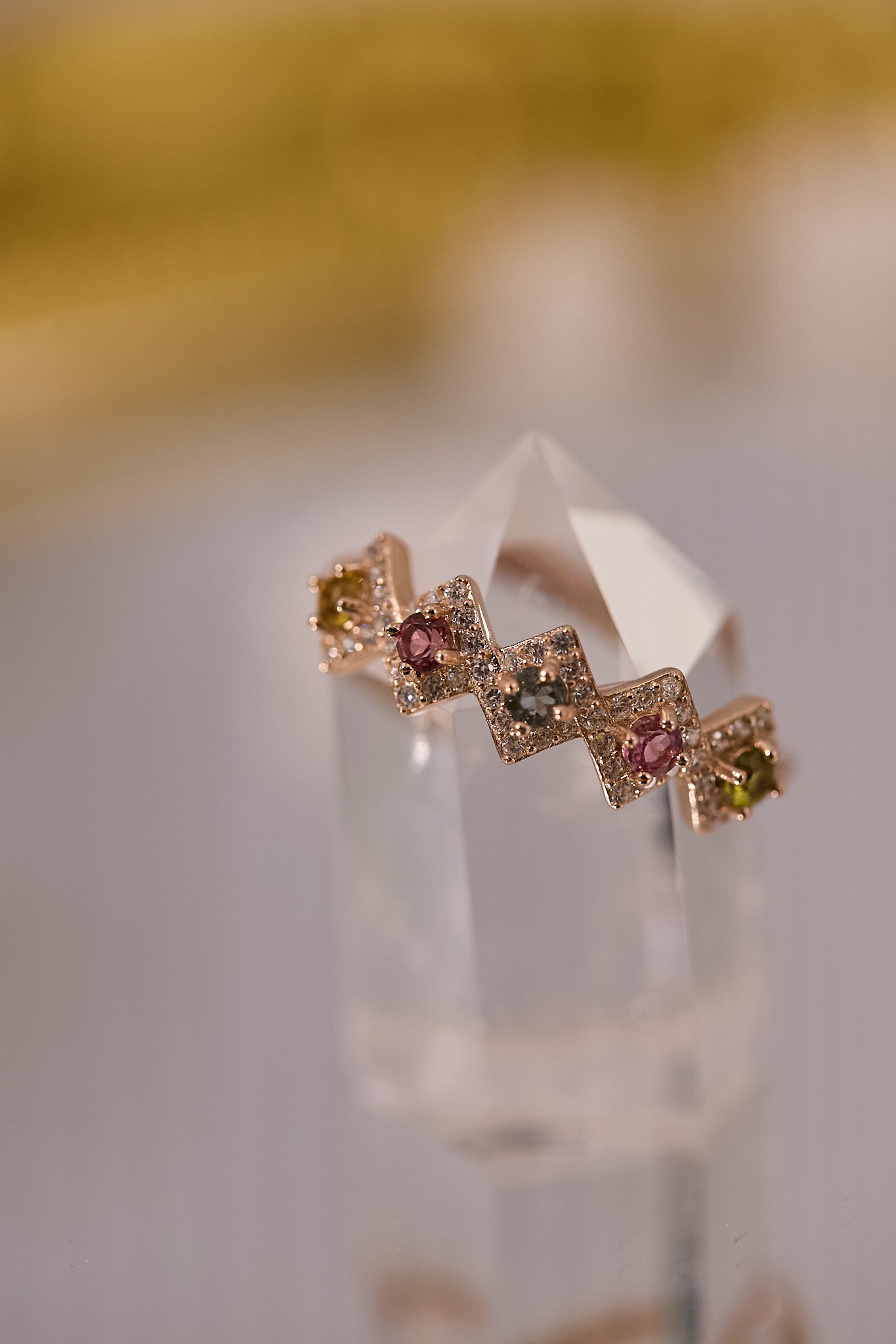 R069-碧璽S925開口戒指