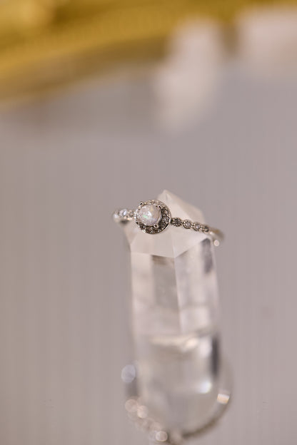 R079-馬島月光鋯石S925開口戒指