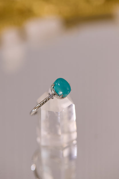 R081-天河石S925開口戒指