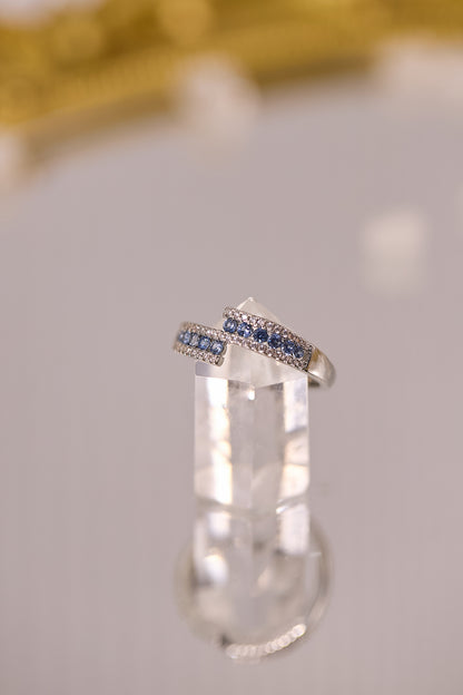 R093-托帕石S925開口戒指