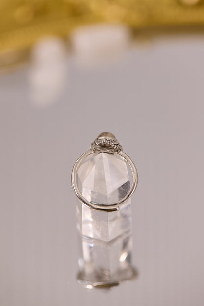 R096-黑金超七開口戒指