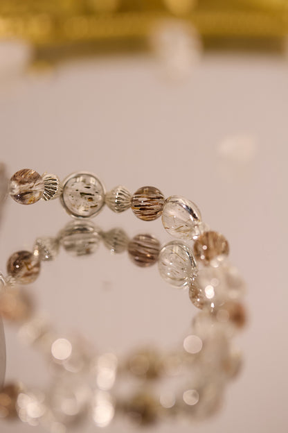 W003-黑金超七石英錶