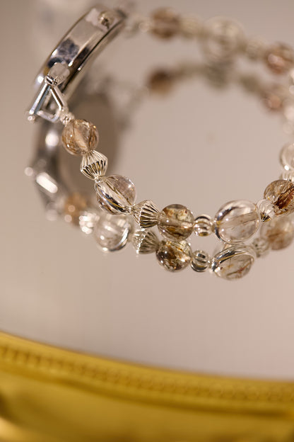 W003-黑金超七石英錶