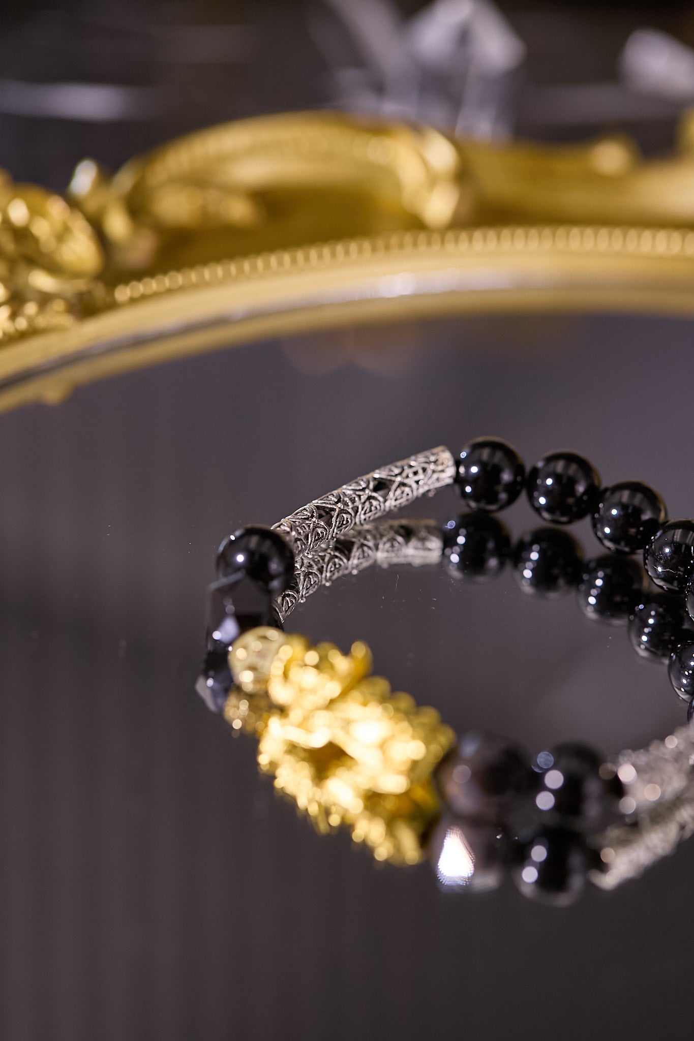 C079-招財貔貅．黑曜石．銀曜石（包括開光）