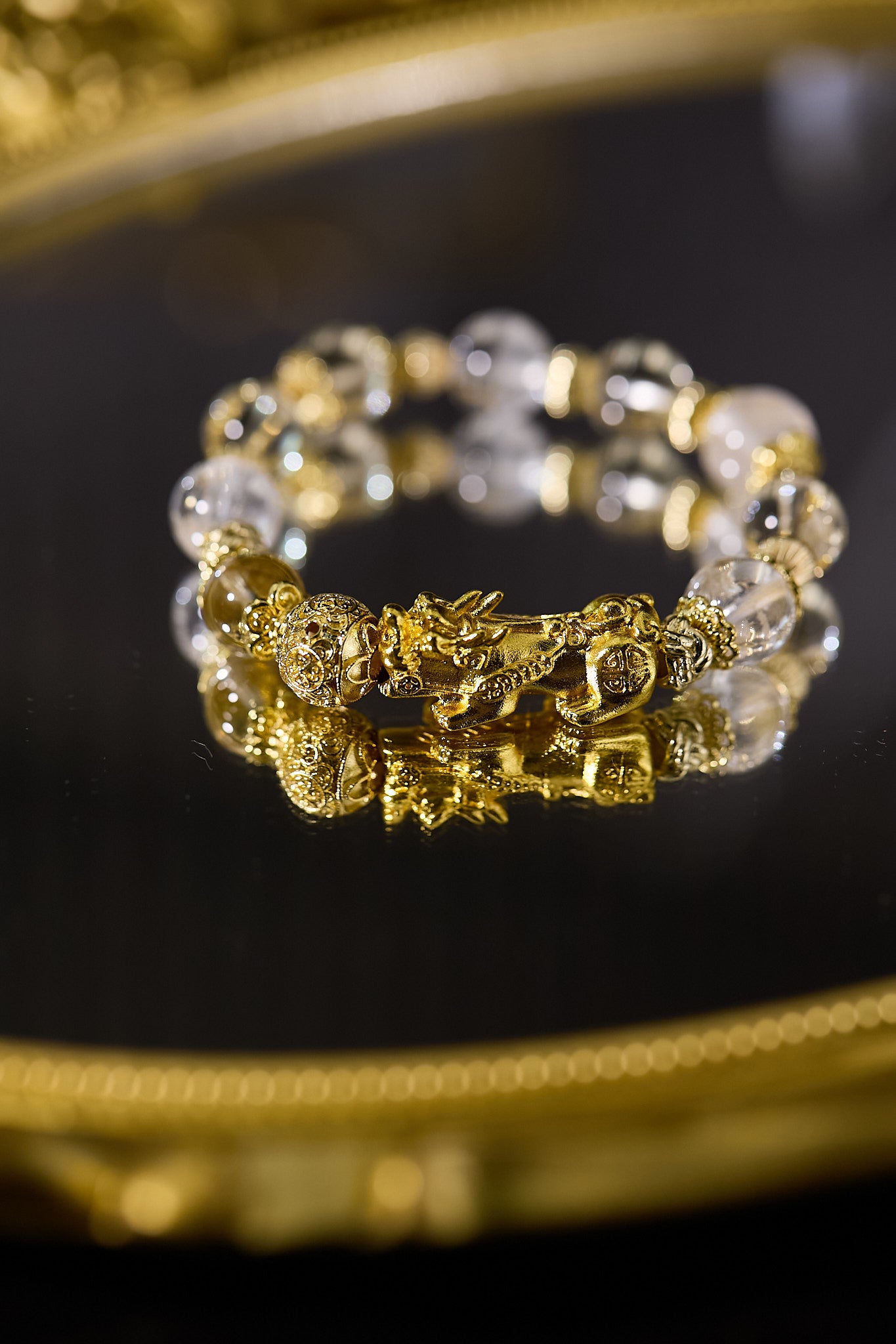 C083-招財貔貅．黃晶．白幽靈（包括開光）