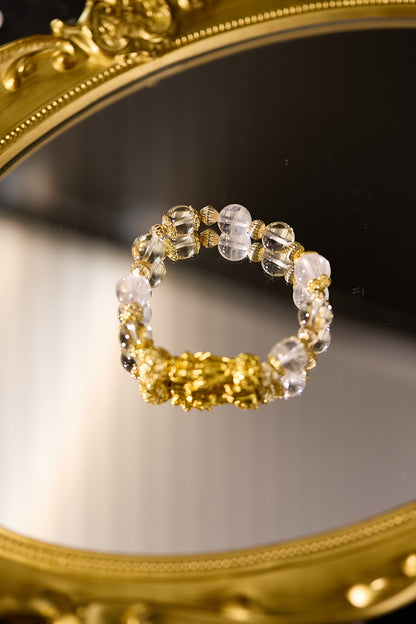 C083-招財貔貅．黃晶．白幽靈（包括開光）