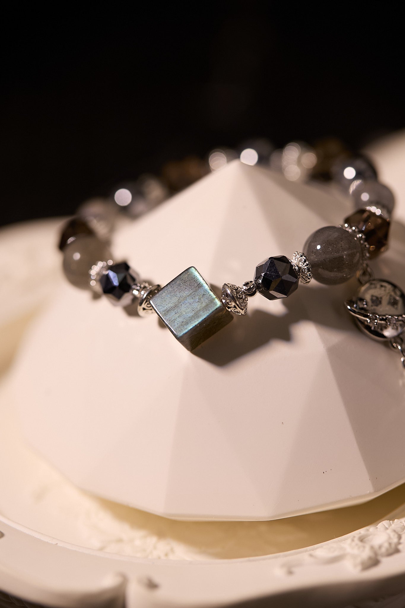 C090-德國太赫茲·茶晶·灰月光