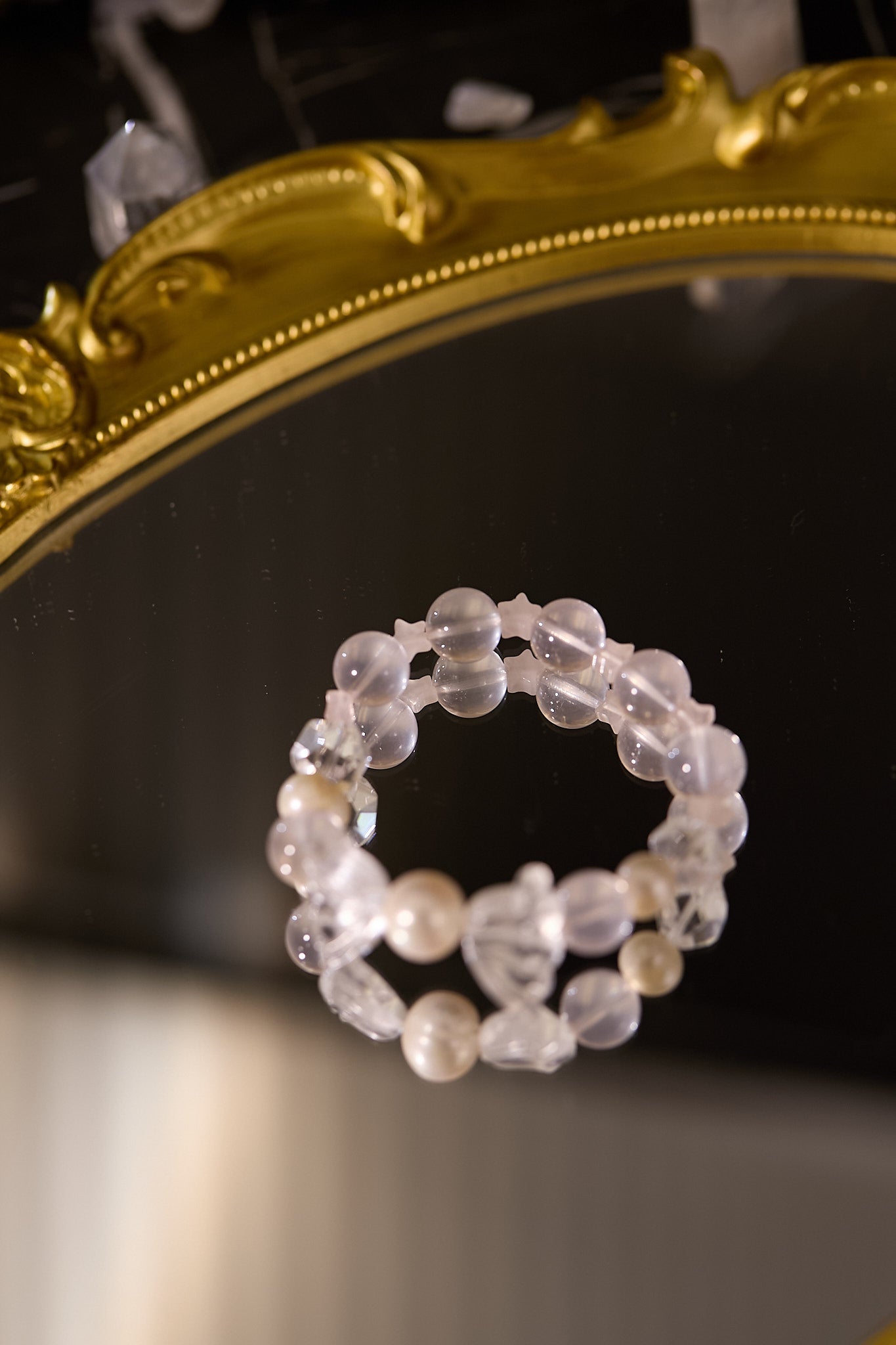 C091-淡水珍珠·白水晶·粉晶