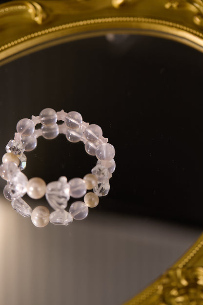 C091-淡水珍珠·白水晶·粉晶