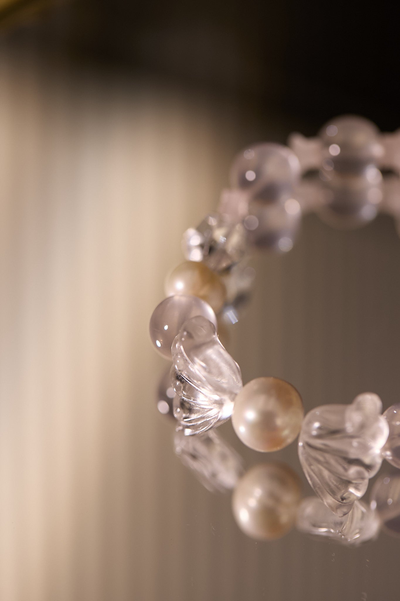 C091-淡水珍珠·白水晶·粉晶