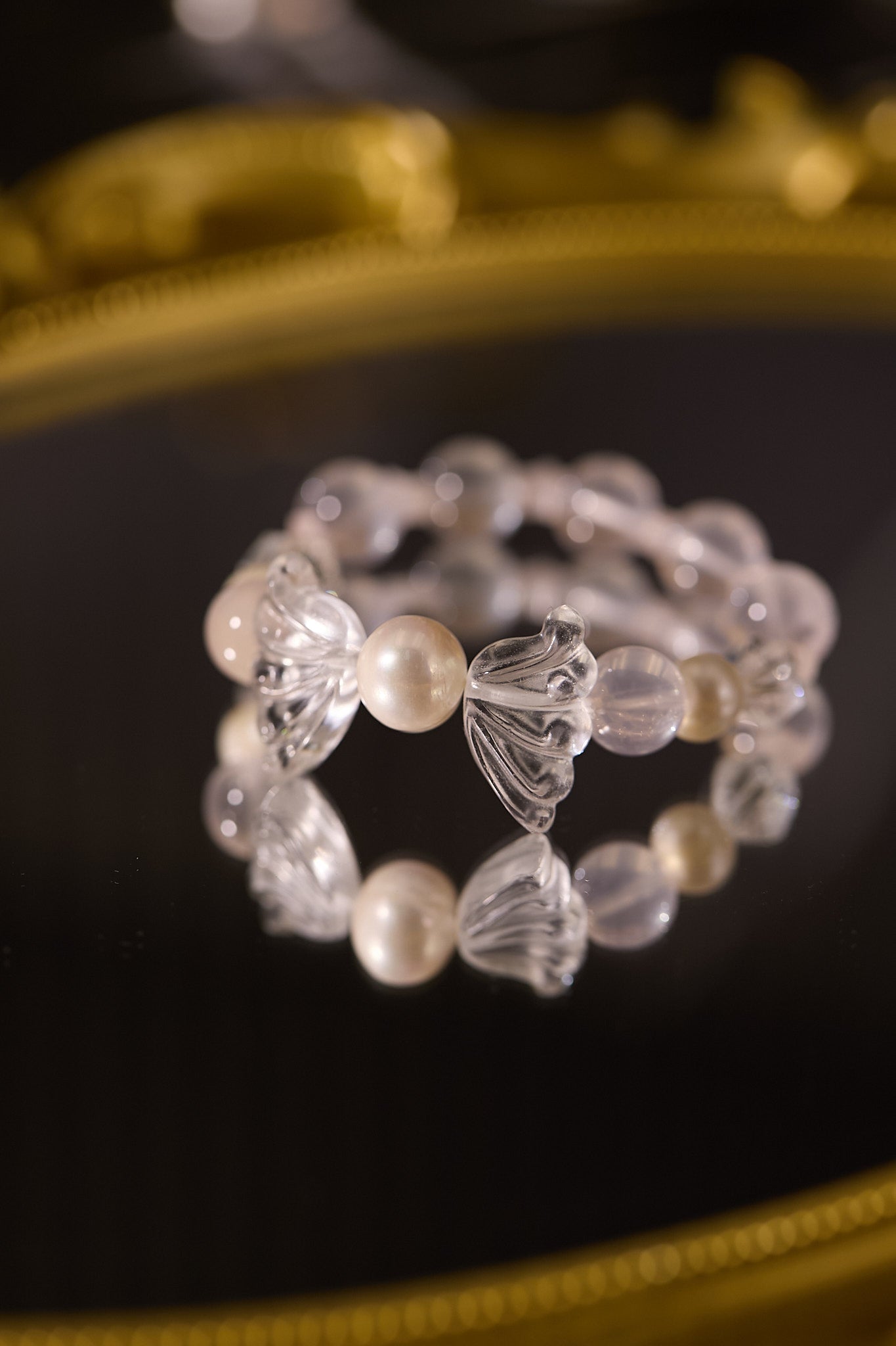 C091-淡水珍珠·白水晶·粉晶