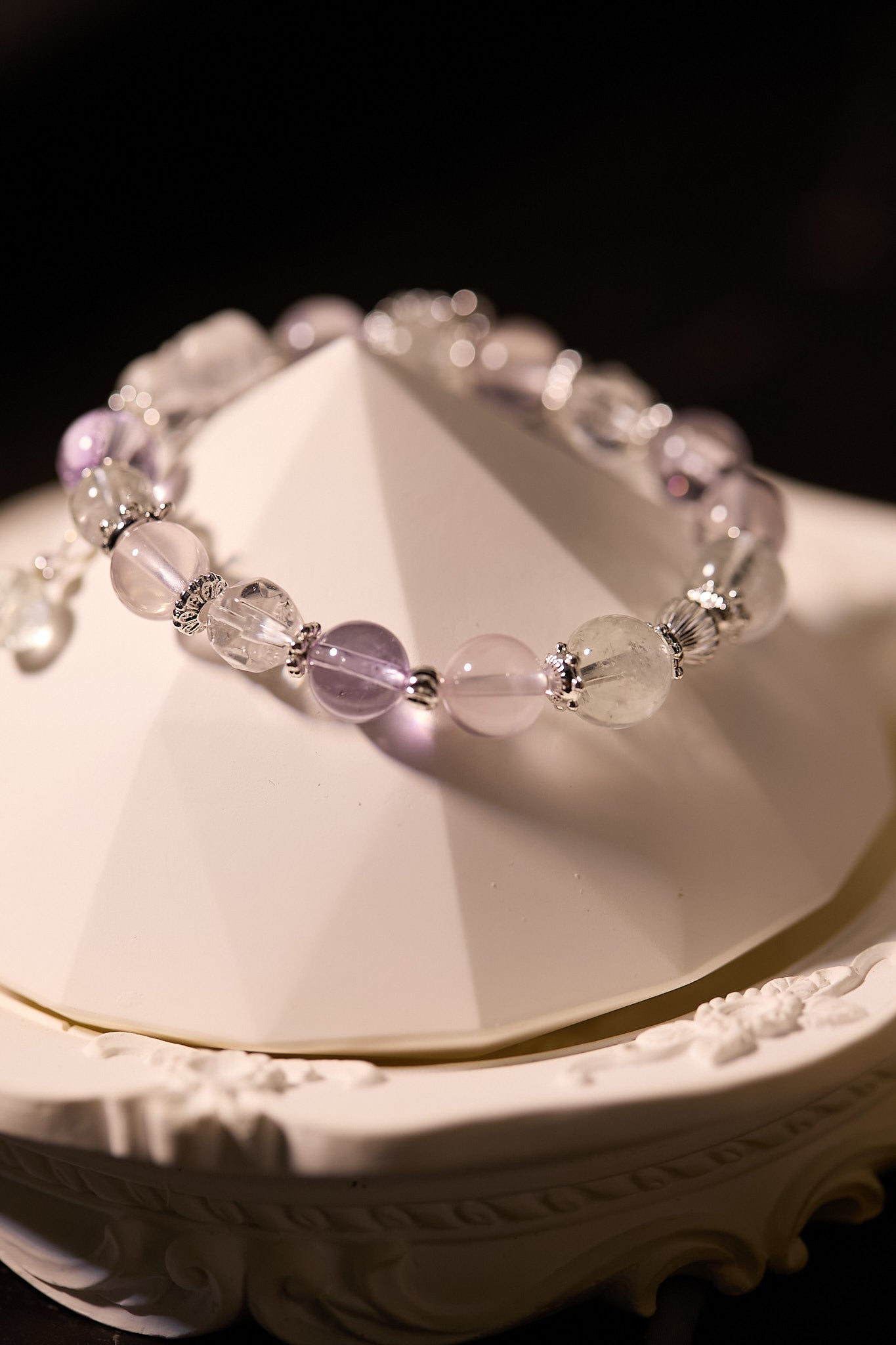 C092-玻利維亞紫晶·白水晶·綠阿賽·粉晶