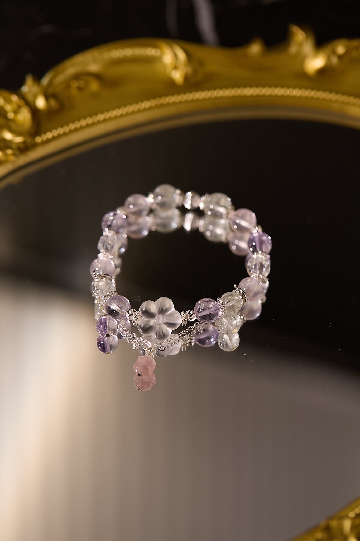 C092-玻利維亞紫晶·白水晶·綠阿賽·粉晶