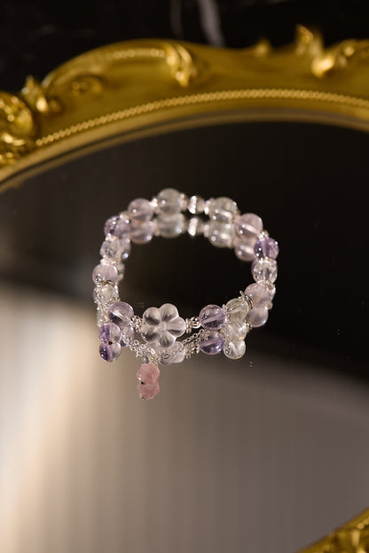 C092-玻利維亞紫晶·白水晶·綠阿賽·粉晶