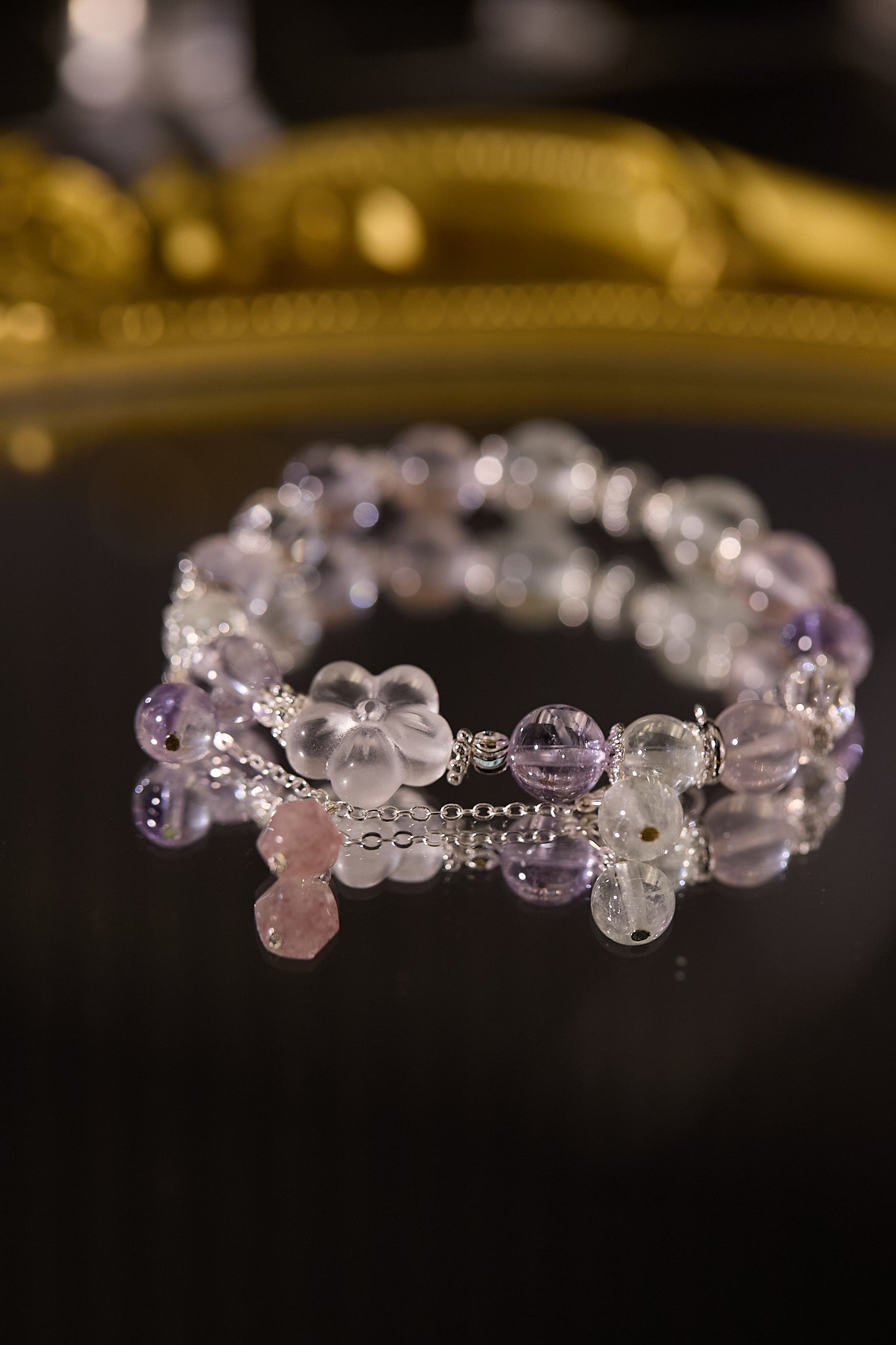 C092-玻利維亞紫晶·白水晶·綠阿賽·粉晶