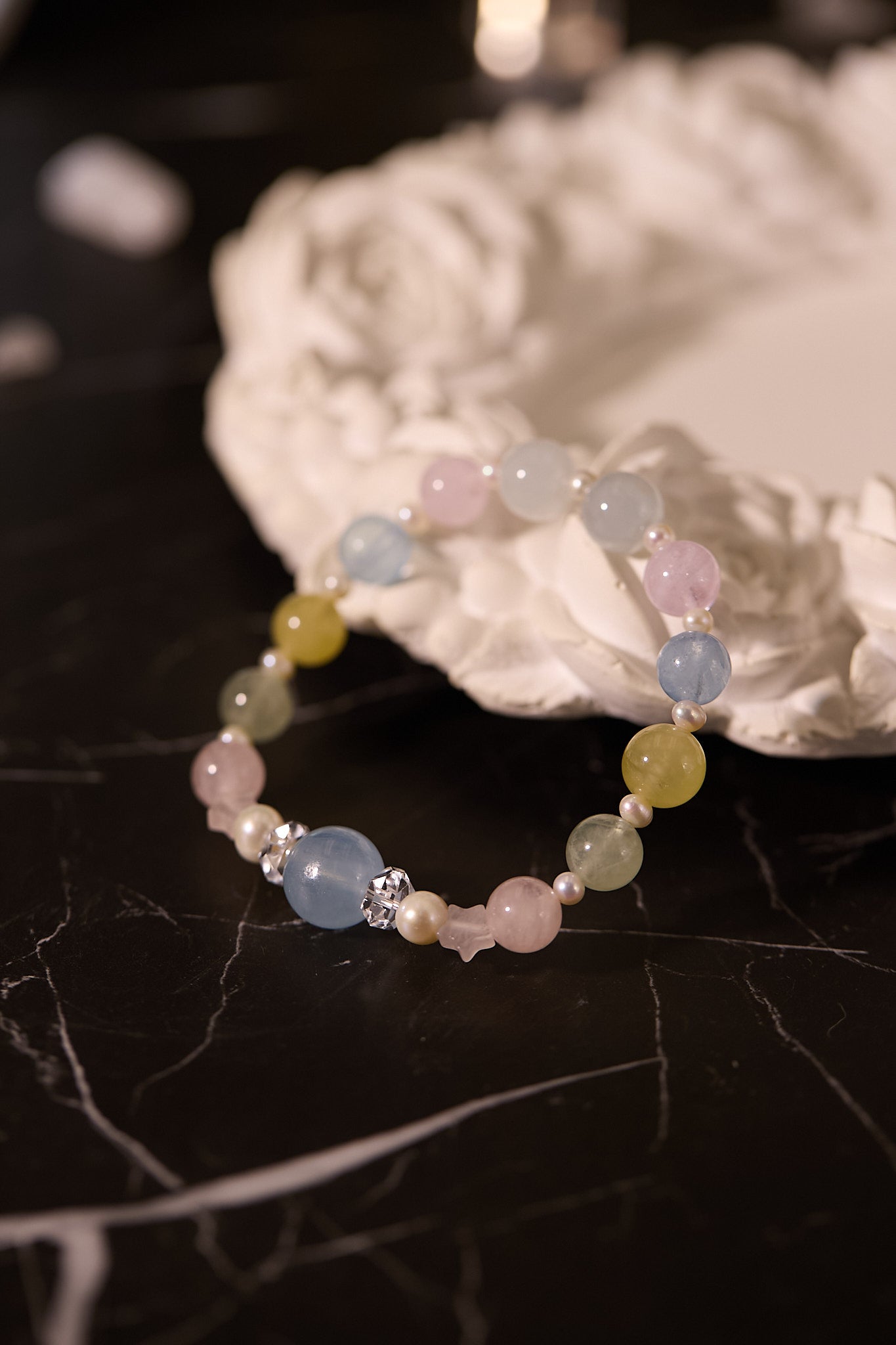 C094-摩根石·淡水珍珠·白水晶