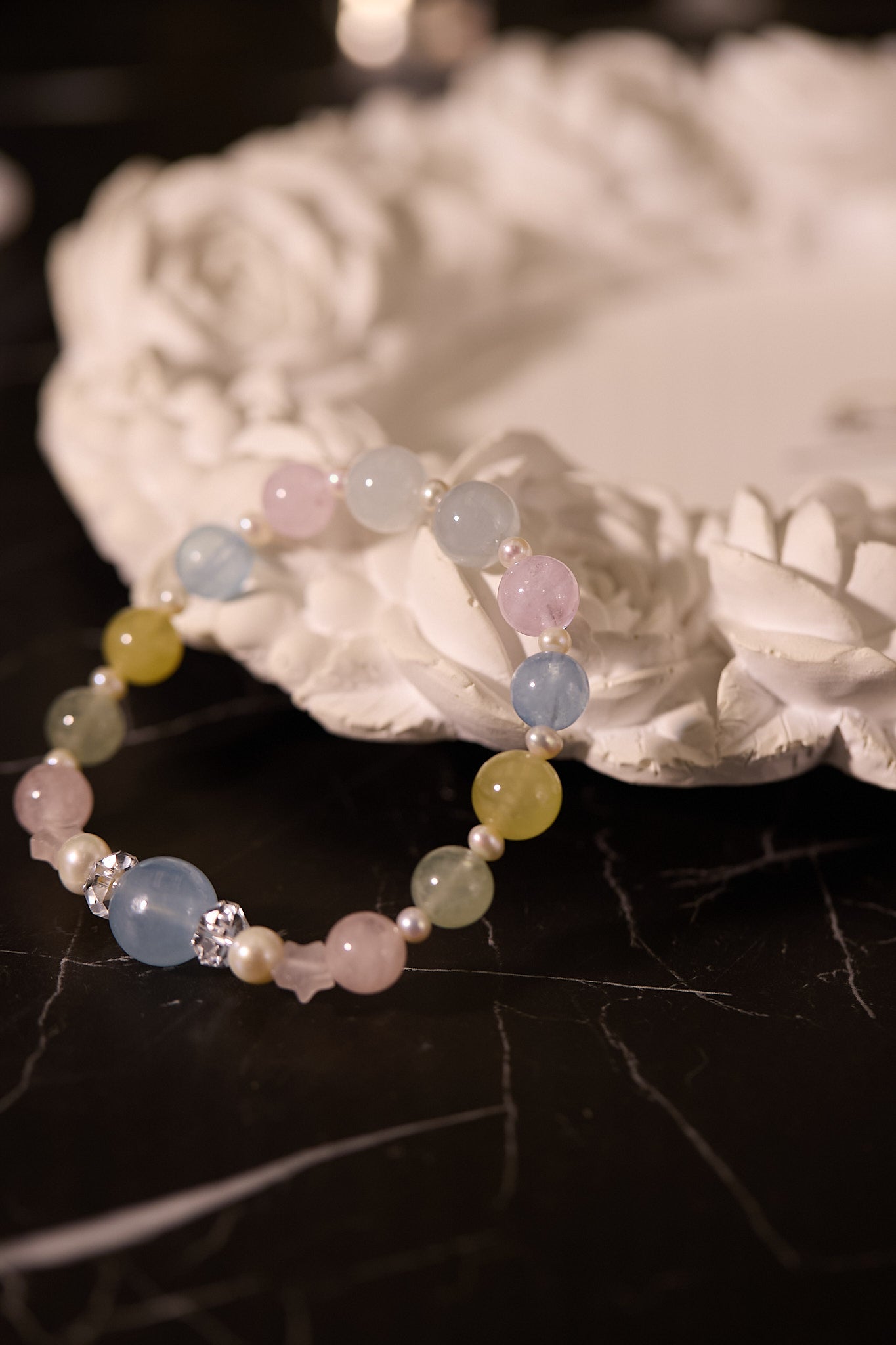 C094-摩根石·淡水珍珠·白水晶