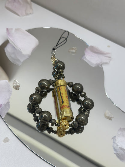 招財黃鐵礦圈圈掛件（放財位/收銀）