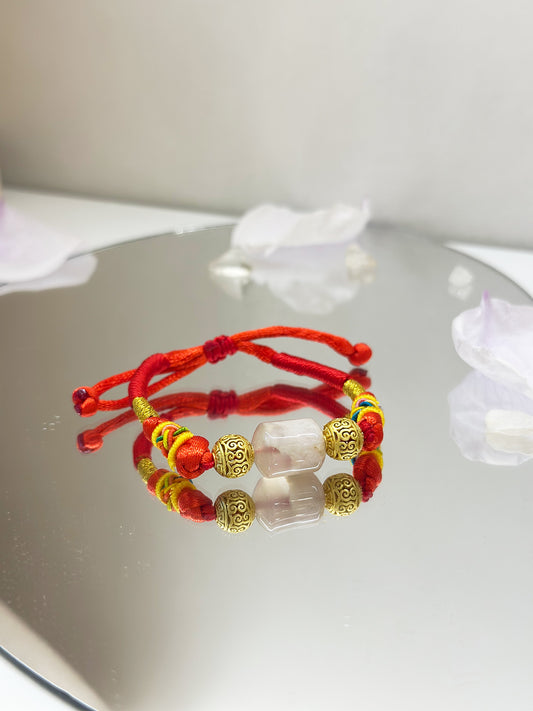 C103-櫻花瑪瑙嬰兒手繩（包括加持）