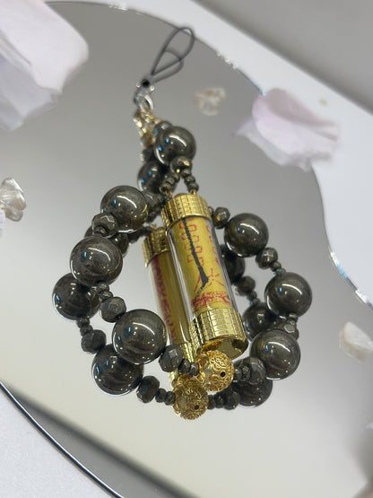 招財黃鐵礦圈圈掛件（放財位/收銀）