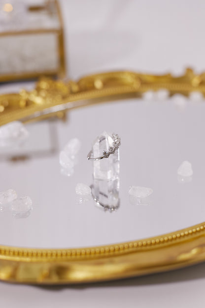 R032-莫桑鑽S925開口戒指