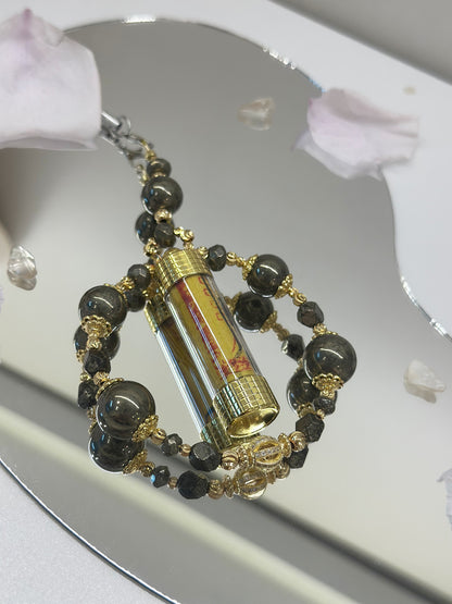 招財黃鐵礦圈圈掛件（放財位/收銀）