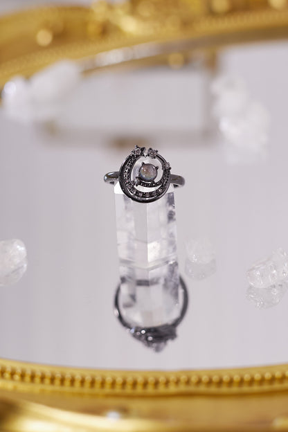 R035-馬島月亮開口戒指