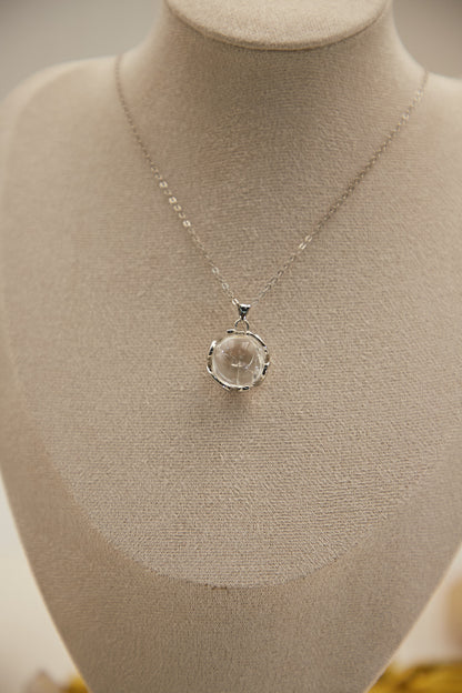 N007-白阿賽簡約磁吸款頸鏈