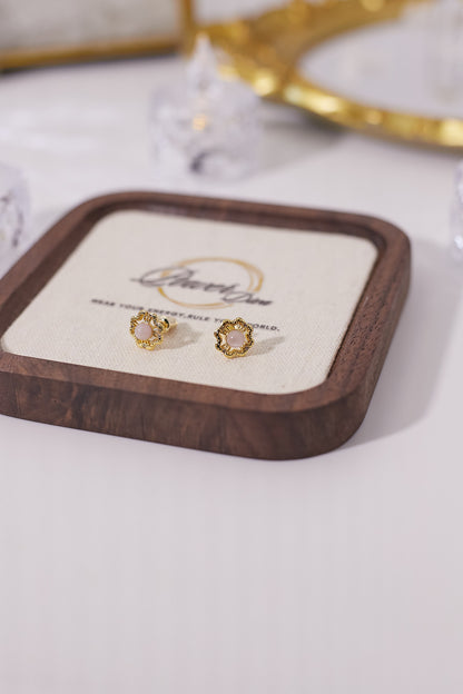 E026-紫鋰輝耳釘