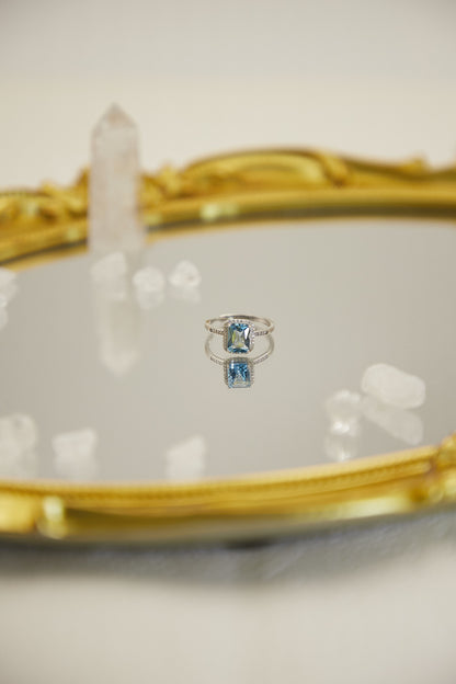 R005-托帕石S925開口戒指