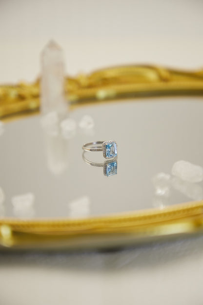 R005-托帕石S925開口戒指