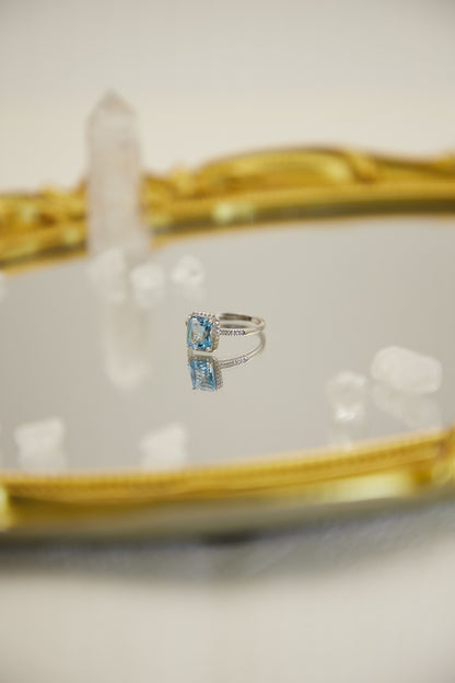 R005-托帕石S925開口戒指